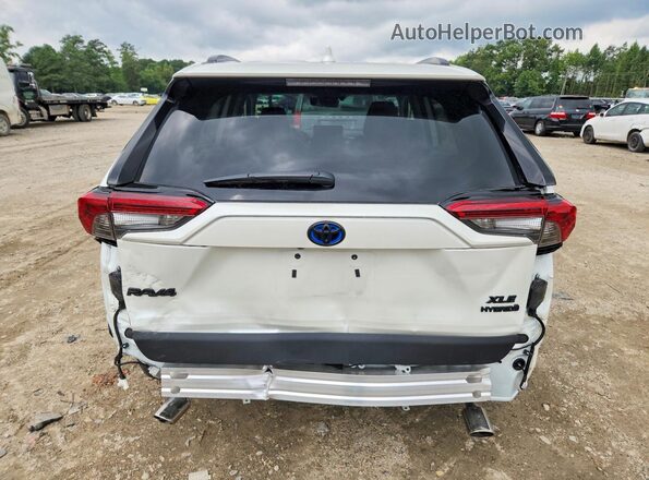 4T3B6RFV2NU087952 2022 TOYOTA RAV4 White Vista trasera