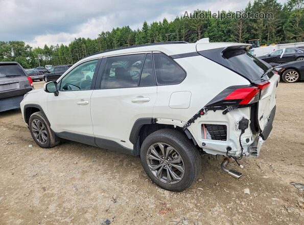 4T3B6RFV2NU087952 2022 TOYOTA RAV4 White Trasero izquierdo