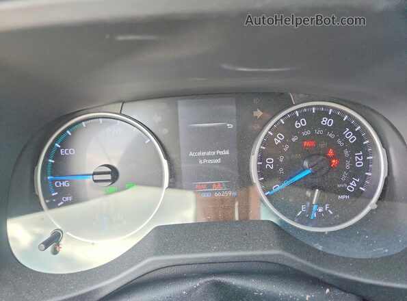 4T3B6RFV3MU045708 2021 TOYOTA RAV4 Серебряный Вид щитка приборов