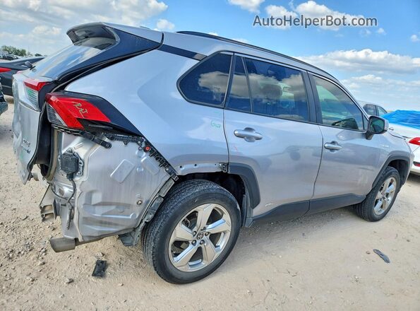 4T3B6RFV3MU045708 2021 TOYOTA RAV4 Серебряный Задняя правая четверть