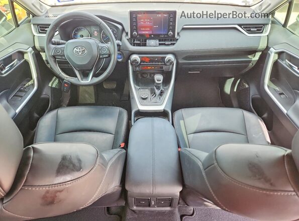 4T3B6RFV3MU045708 2021 TOYOTA RAV4 Серебряный Вид панели приборов