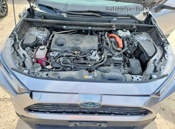 4T3B6RFV3MU045708 2021 TOYOTA RAV4 Серебряный Вид подкапотного пространства
