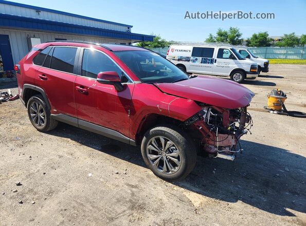 4T3B6RFV6SU191789 2025 TOYOTA RAV4 Red Front right