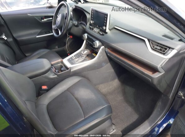 4T3D6RFV3MU023491 2021 TOYOTA RAV4 HYBRID Blue Front interior view