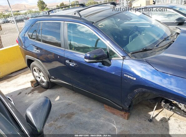 4T3D6RFV3MU023491 2021 TOYOTA RAV4 HYBRID Blue 360 interior view