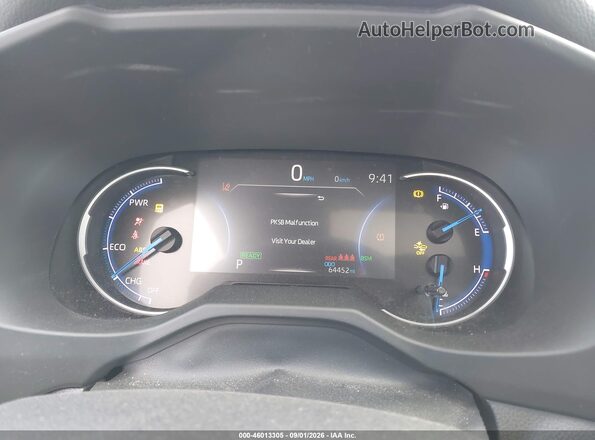 4T3D6RFV3MU023491 2021 TOYOTA RAV4 HYBRID Blue Rear seats view