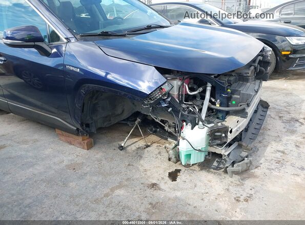 4T3D6RFV3MU023491 2021 TOYOTA RAV4 HYBRID Blue Front view
