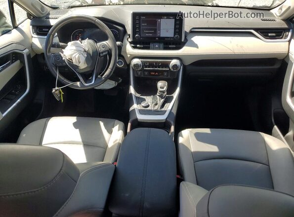 4T3D6RFV4LU004429 2020 TOYOTA RAV4 Gray Вид панелі приладів
