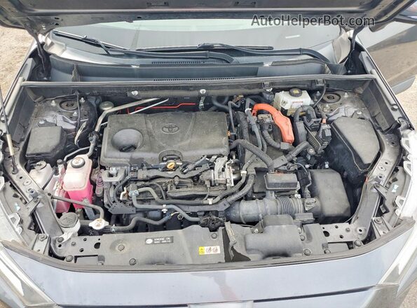 4T3D6RFV6MU043671 2021 TOYOTA RAV4 Gray ძრავის განყოფილების ხედი