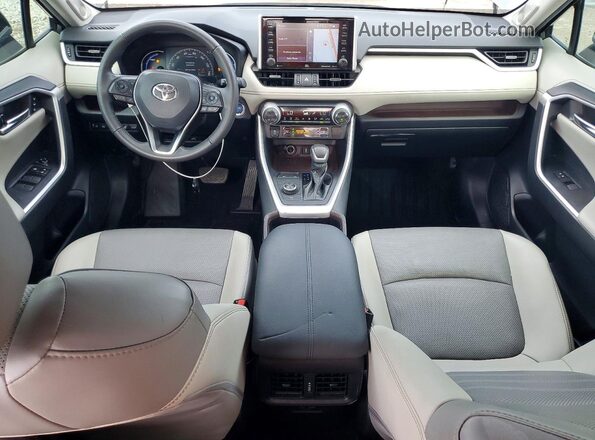 4T3D6RFV6MU043671 2021 TOYOTA RAV4 Gray წინა პანელის ხედი