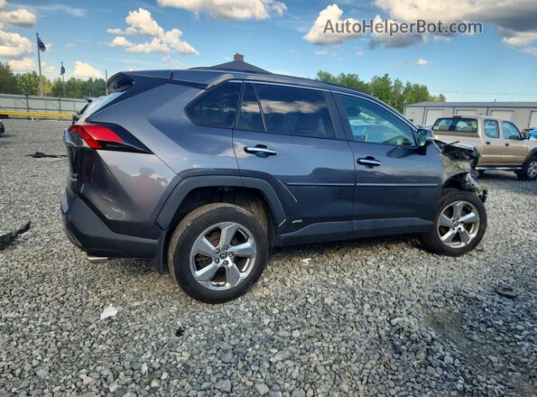 4T3D6RFV9MU050341 2021 TOYOTA RAV4 Gray Задня права чверть