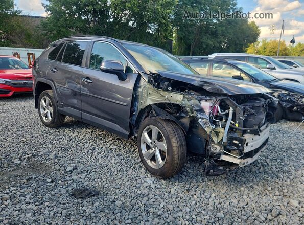 4T3D6RFV9MU050341 2021 TOYOTA RAV4 Gray Передня права чверть
