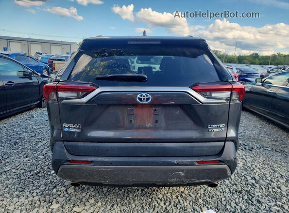 4T3D6RFV9MU050341 2021 TOYOTA RAV4 Gray Вид ззаду