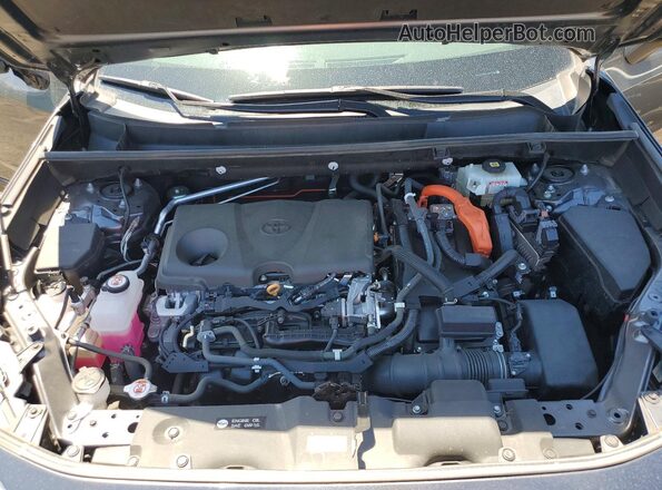 4T3E6RFV0MU029043 2021 TOYOTA RAV4 Gray Widok komory silnika