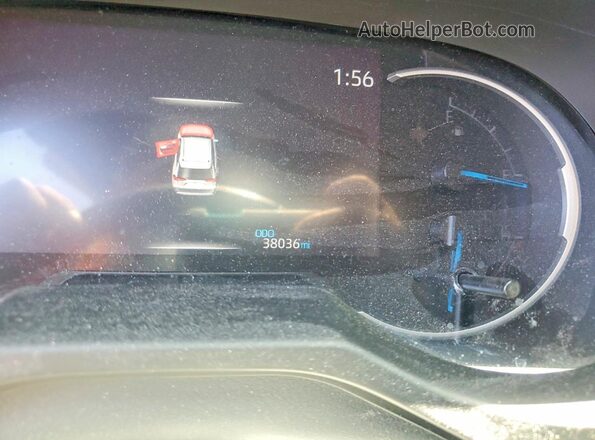 4T3E6RFV0MU029043 2021 TOYOTA RAV4 Gray Widok zestawu wskaźników