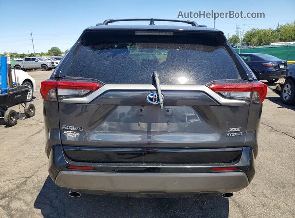 4T3E6RFV0MU029043 2021 TOYOTA RAV4 Gray Widok z tyłu