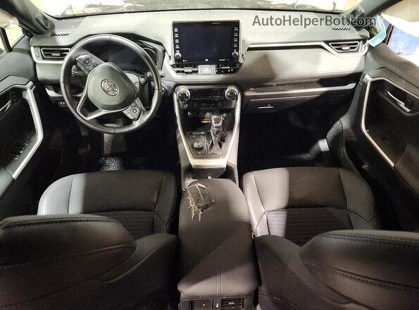 4T3E6RFV8NU094143 2022 TOYOTA RAV4 Silver Dashboard view
