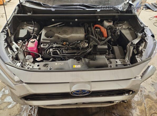 4T3E6RFV8NU094143 2022 TOYOTA RAV4 Silver Engine compartment view