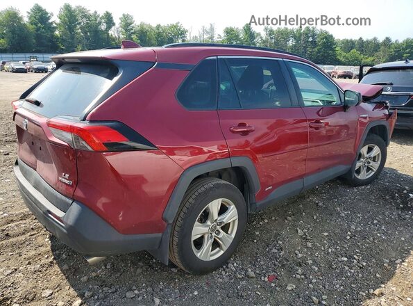 4T3LWRFV3MU035684 2021 TOYOTA RAV4 Red უკანა მარჯვენა