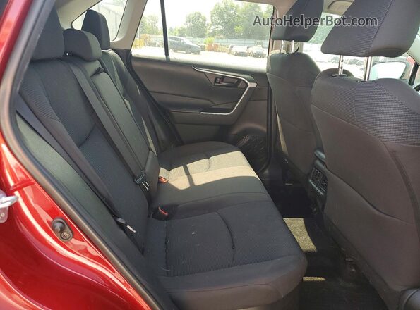 4T3LWRFV3MU035684 2021 TOYOTA RAV4 Red უკანა სავარძლების ხედი