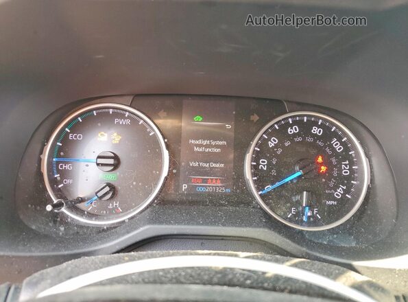 4T3LWRFV3MU035684 2021 TOYOTA RAV4 Red ხელსაწყოთა პანელის ხედი