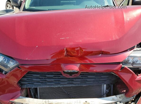 4T3LWRFV3MU035684 2021 TOYOTA RAV4 Red უკანა სალონის ხედი