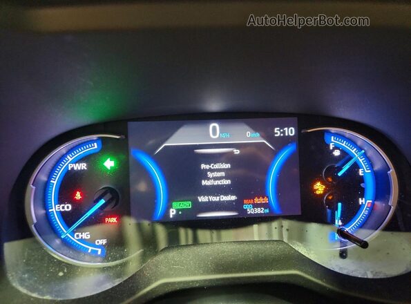 4T3LWRFV8PU097375 2023 TOYOTA RAV4 Red Widok zestawu wskaźników