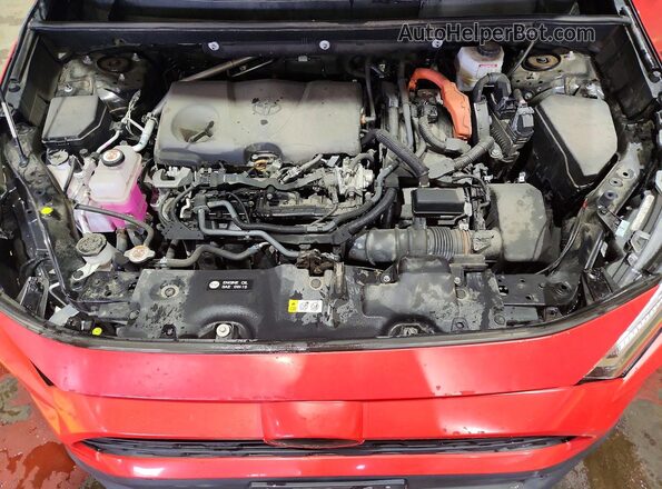 4T3LWRFV8PU097375 2023 TOYOTA RAV4 Red Widok komory silnika
