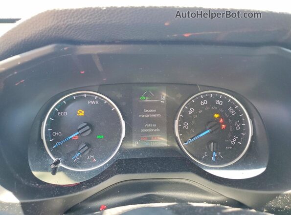 4T3MWRFV5NU065078 2022 TOYOTA RAV4 Черный Вид щитка приборов
