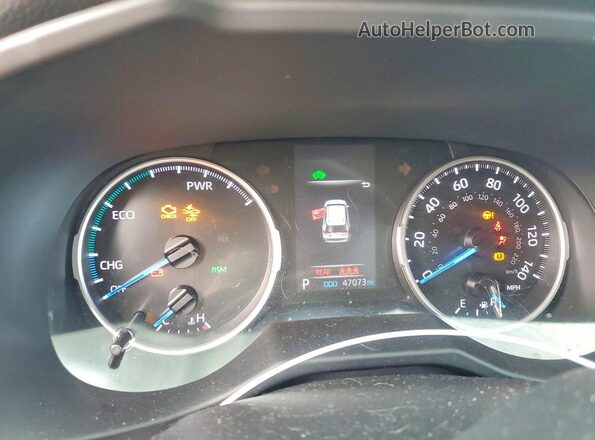 4T3MWRFV9NU063883 2022 TOYOTA RAV4 Серый Вид щитка приборов