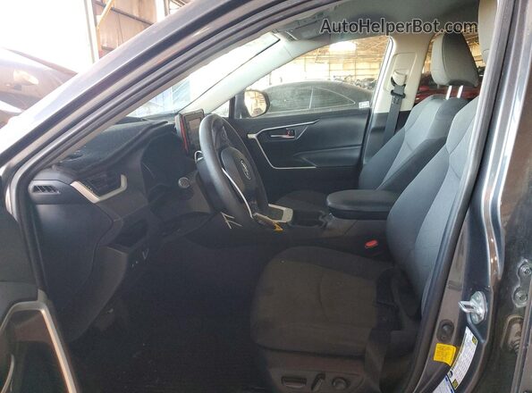 4T3R6RFV8LU004388 2020 TOYOTA RAV4 Gray წინა სალონის ხედი