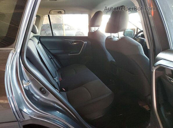 4T3R6RFV8LU004388 2020 TOYOTA RAV4 Gray უკანა სავარძლების ხედი