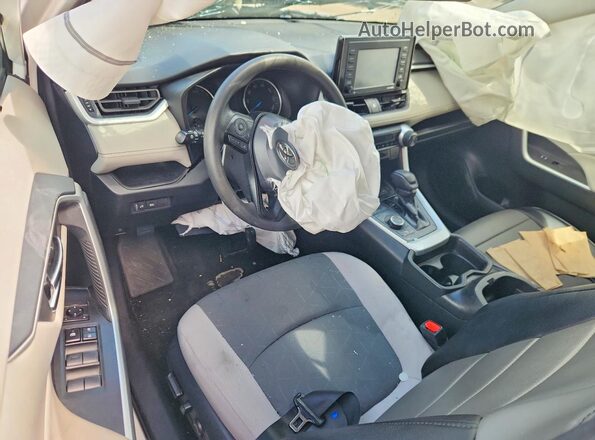 4T3RWRFV0MU042103 2021 TOYOTA RAV4 White Vista del salpicadero