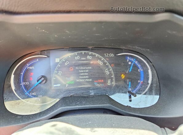 4T3RWRFV2RU145711 2024 TOYOTA RAV4 Черный Вид щитка приборов