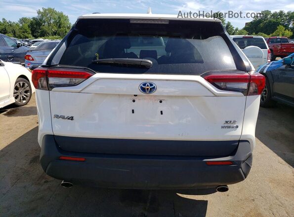 4T3RWRFV3MU029927 2021 TOYOTA RAV4 Белый Вид сзади