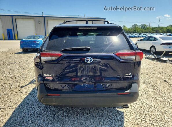 4T3RWRFV4NU061691 2022 TOYOTA RAV4 Blue Հետևի տեսք