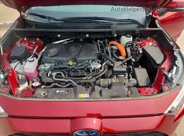 4T3RWRFV4RU140168 2024 TOYOTA RAV4 Красный Вид подкапотного пространства