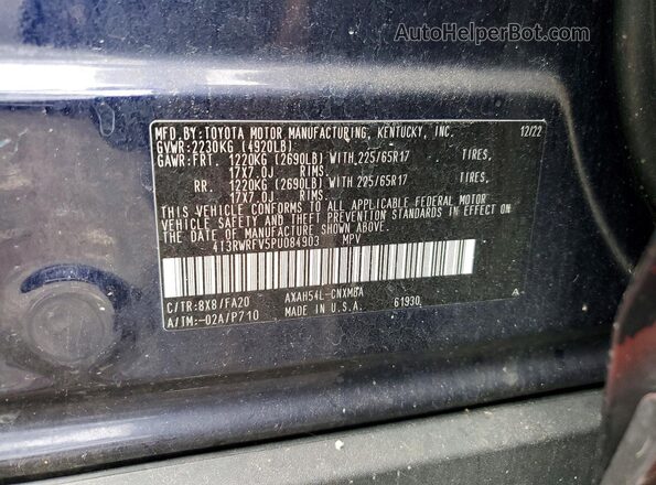 4T3RWRFV5PU084903 2023 TOYOTA RAV4 Red Widok komory silnika