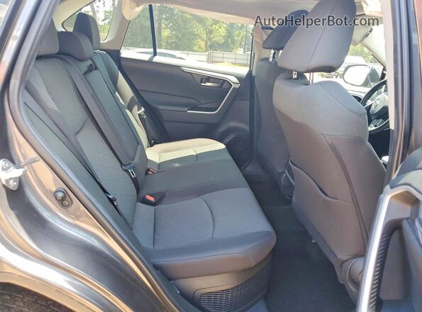 4T3RWRFV7PU102687 2023 TOYOTA RAV4 Charcoal Widok tylnych siedzeń