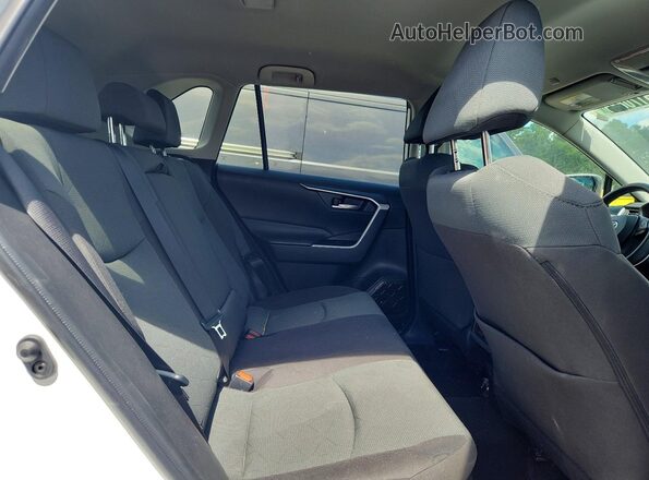 4T3RWRFV7SU164700 2025 TOYOTA RAV4 White Widok wnętrza z tyłu