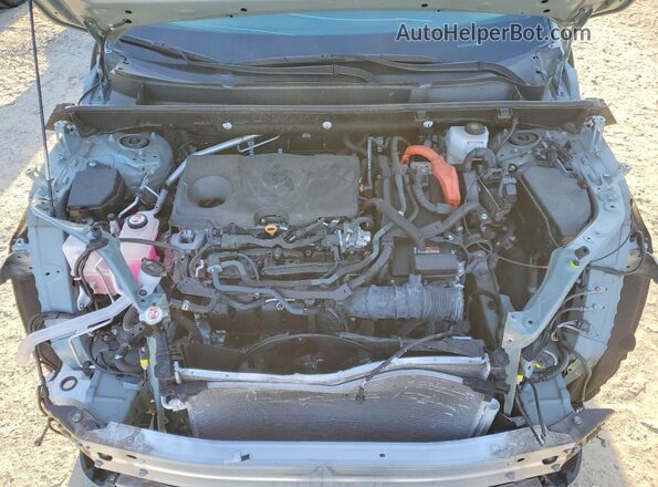 4T3RWRFV9NU069933 2022 TOYOTA RAV4 Gray Engine compartment view