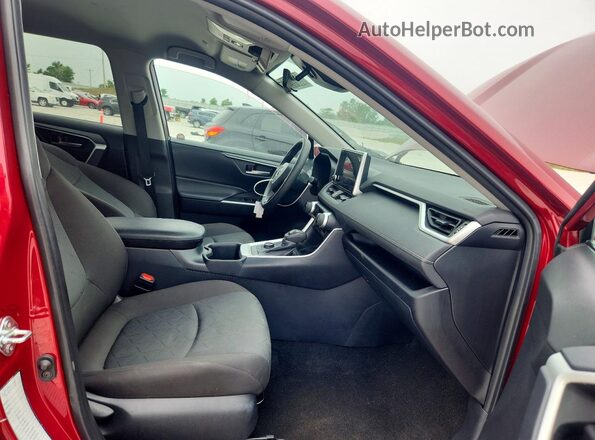 4T3RWRFV9SU177836 2025 TOYOTA RAV4 Red Front interior view