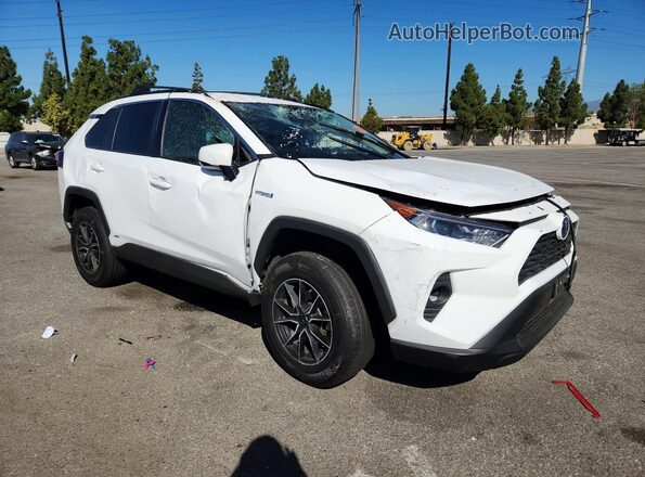 4T3RWRFVXMU039645 2021 TOYOTA RAV4 White Передня права чверть