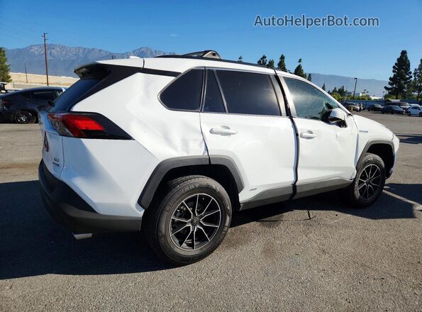 4T3RWRFVXMU039645 2021 TOYOTA RAV4 White Задня права чверть