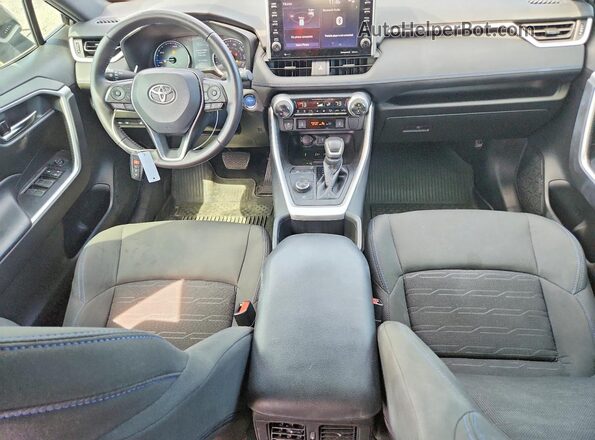 4T3T6RFV8NU080640 2022 TOYOTA RAV4 Серый Вид панели приборов
