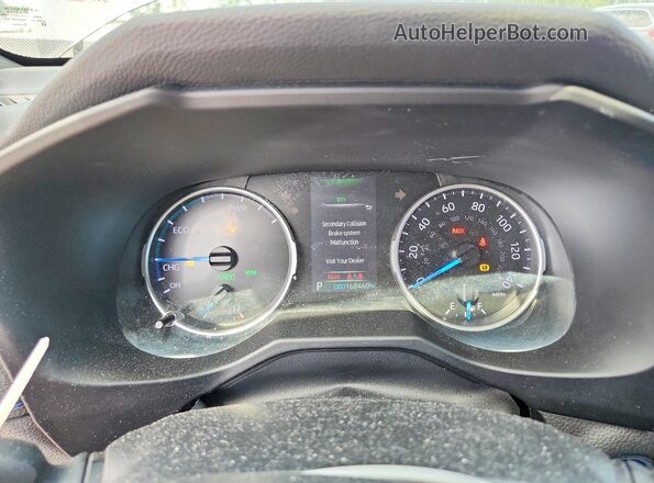 4T3T6RFV8NU080640 2022 TOYOTA RAV4 Серый Вид щитка приборов