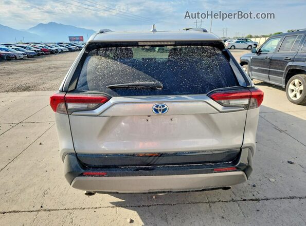 4T3T6RFV9NU082168 2022 TOYOTA RAV4 Silver Вид ззаду