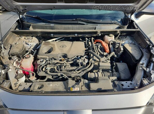 4T3T6RFV9NU082168 2022 TOYOTA RAV4 Silver Вид задньої частини салону