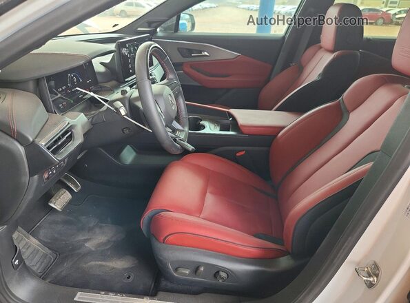 4W5XHPRL4RZ514295 2024 ACURA ZDX White Widok wnętrza z przodu