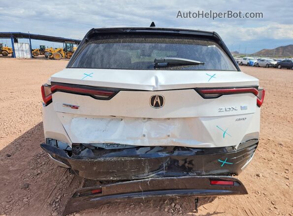 4W5XHPRL4RZ514295 2024 ACURA ZDX White Widok z tyłu